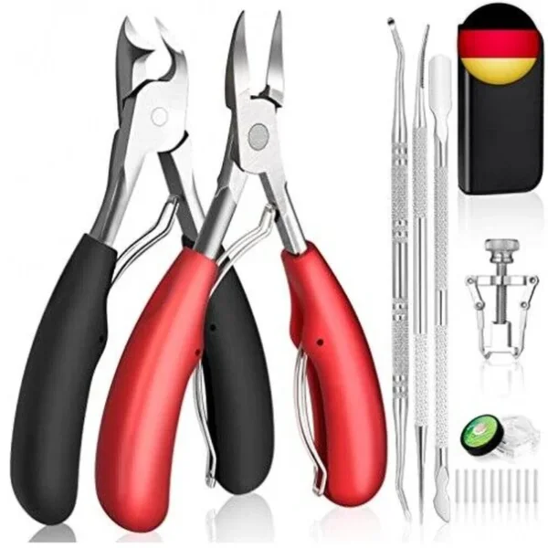 7 Piece Professional Toenail Pedicure Pack Clipper Ingrown Toenail Set Modacraft Super Sharp High Quality Stainless Steel Z