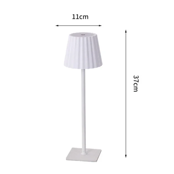 Lampe de table LED tactile lampe de jardin lampe de salon lumière dimmable avec batterie lampe de table éclairage intérieur/extérieur USB