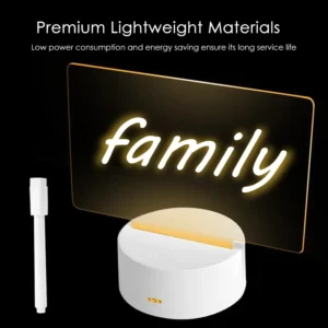 Tableau LED avec stylo