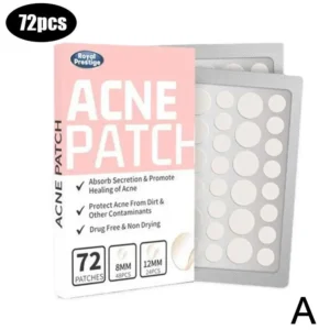 72Pcs Invisible Removal Pimple Acne Skin Problems Anti-Acne Hydrocolloid Patches Spots Marks Concealer Waterproof Repair Sticker