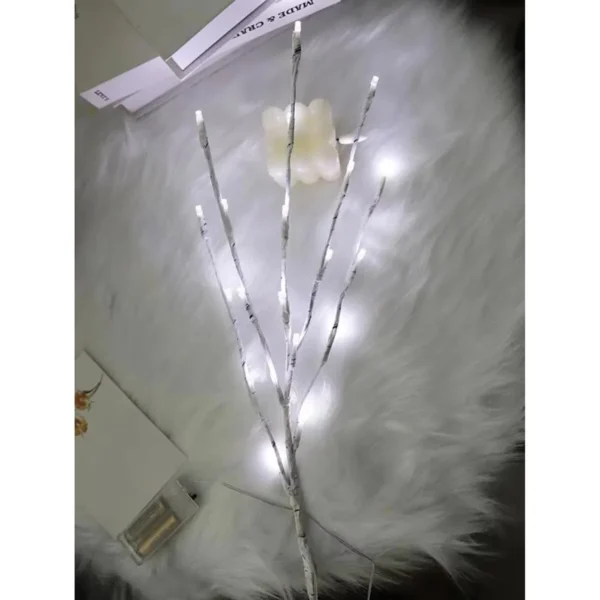 1 PC White Birch Branch Tree Light LED Festive Lights Battery Operated for Christmas Festive Party Wedding Decoration Twig Outdoor Lights