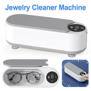 Nettoyeur à ultrasons pour boucles d'oreilles et colliers Multi-fonction High Frequency Vibration Eyeglass Washing Tool for Cleaning Watch Jewelry Glasses