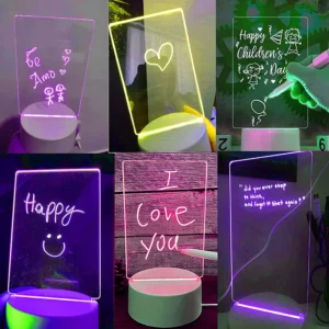 Tableau LED avec stylo
