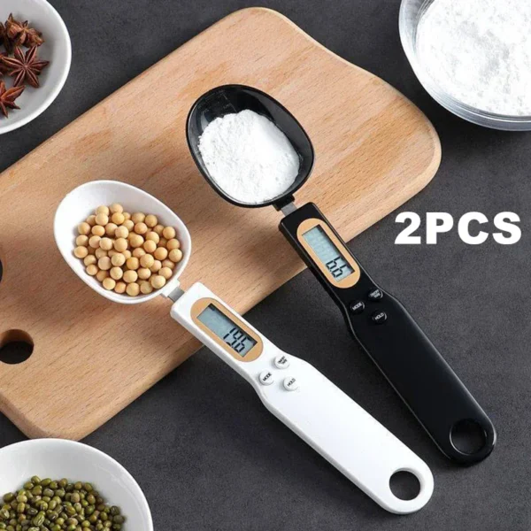 Mini Spoon Scale Digital Kitchen Scale Meassuring Electronic LCD Food Scale 0.1-500G Cooking Flour Milk Coffee Powder Weight Measure Spoon