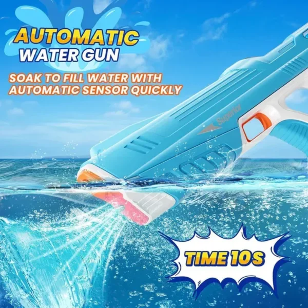 Pistolet à eau électrique pour enfants, puissant pistolet à eau à haute capacité, un seul jeu