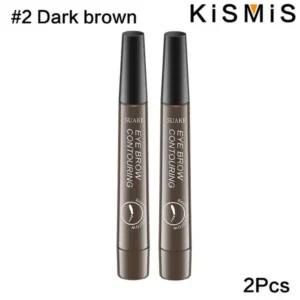 Le nouveau crayon à sourcils waterproof à quatre têtes est disponible en une ou deux pièces. Ce produit cosmétique polyvalent permet de créer des sourcils d&#039;apparence naturelle et sert également d&#039;eye-liner et de tatouage pour les sourcils. Il est disponible en cinq couleurs, dont le gris et le marron.