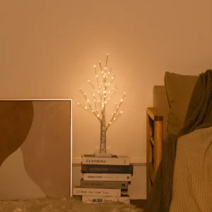 Décoration de Noël LED Birch Tree Branch Bedroom Light for Landscape Luminous Ambient Decoration New Year DIY Home Decor Christmas Tree Gift