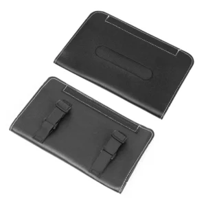 Simple Hook/Strap Universal Car Tissue Holder PU Leather Hanging Simple Paper Towel Clip Backseat Tissue Case Auto Interior Accessories