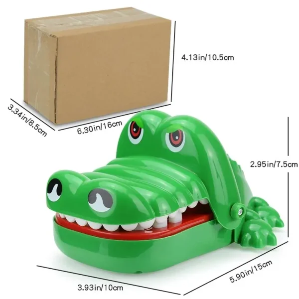 Dents de Crocodile Jouets pour Enfants Alligator Mordant Jeux Dentiste Doigt. Jeu amusant pour la fête et les enfants Jeu de la chance Jouets pour enfants