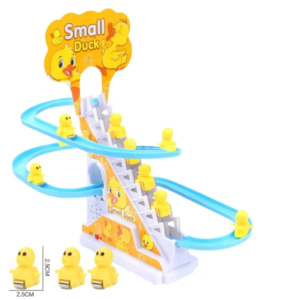 Jouet pour enfants Petit Canard Pingouin Escalier Electronique Jouet de piste d&#039;escalade Jouet musical lumineux Toboggan de piste d&#039;escalade Cadeau Educatif Bébé