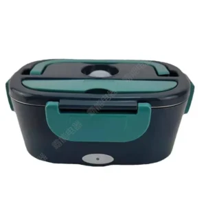 1.5 L 60W Lunch Box Electrique Compact Pratique Chauffe Nourriture Portable Voiture ou Maison Chauffe Déjeuner Micro-ondes pour Camionneurs