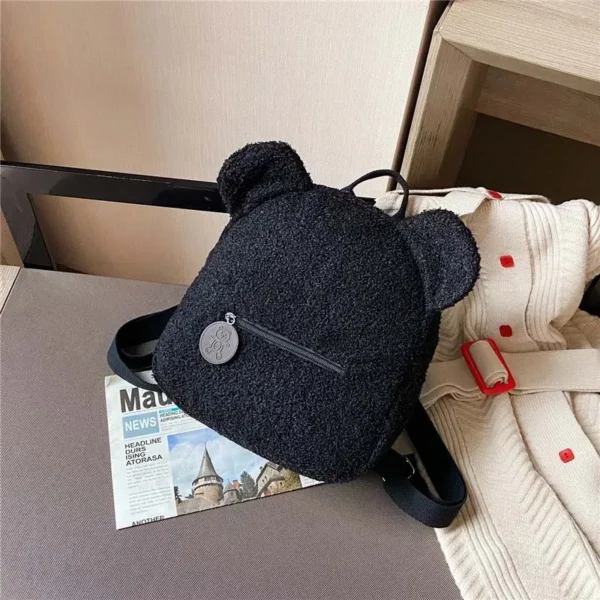 Sac à dos en peluche