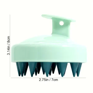 Brosse de massage du cuir chevelu en silicone Brosse de massage du cuir chevelu Brosse de massage du cuir chevelu Peigne à poignées magiques Brosse de massage de spa
