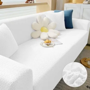 Cozy Thick Sofa Cover for Living Room Elastic Jacquard 1/2/3/4 Seater Sofa Cover L-Shaped Corner Sofa Cover